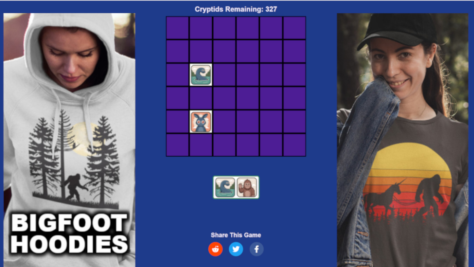 333 Cryptids Game Page